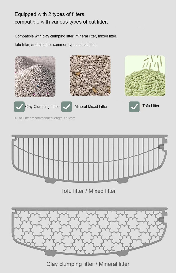 Anti-spill paw cleaning tunnel holes litter trap design