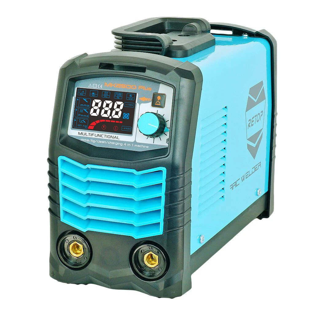 RETOP Inverter Manual Metal Arc Welder High Efficient MMA Welding Machine with Battery Charging Function