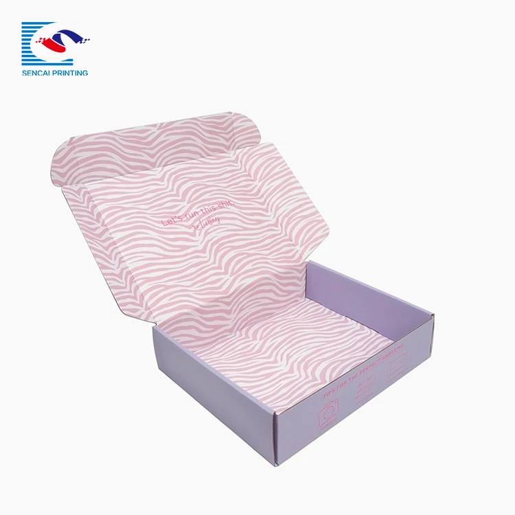 Fashionable Designing Corrugated Shipping Boxes for Lashes Packaging