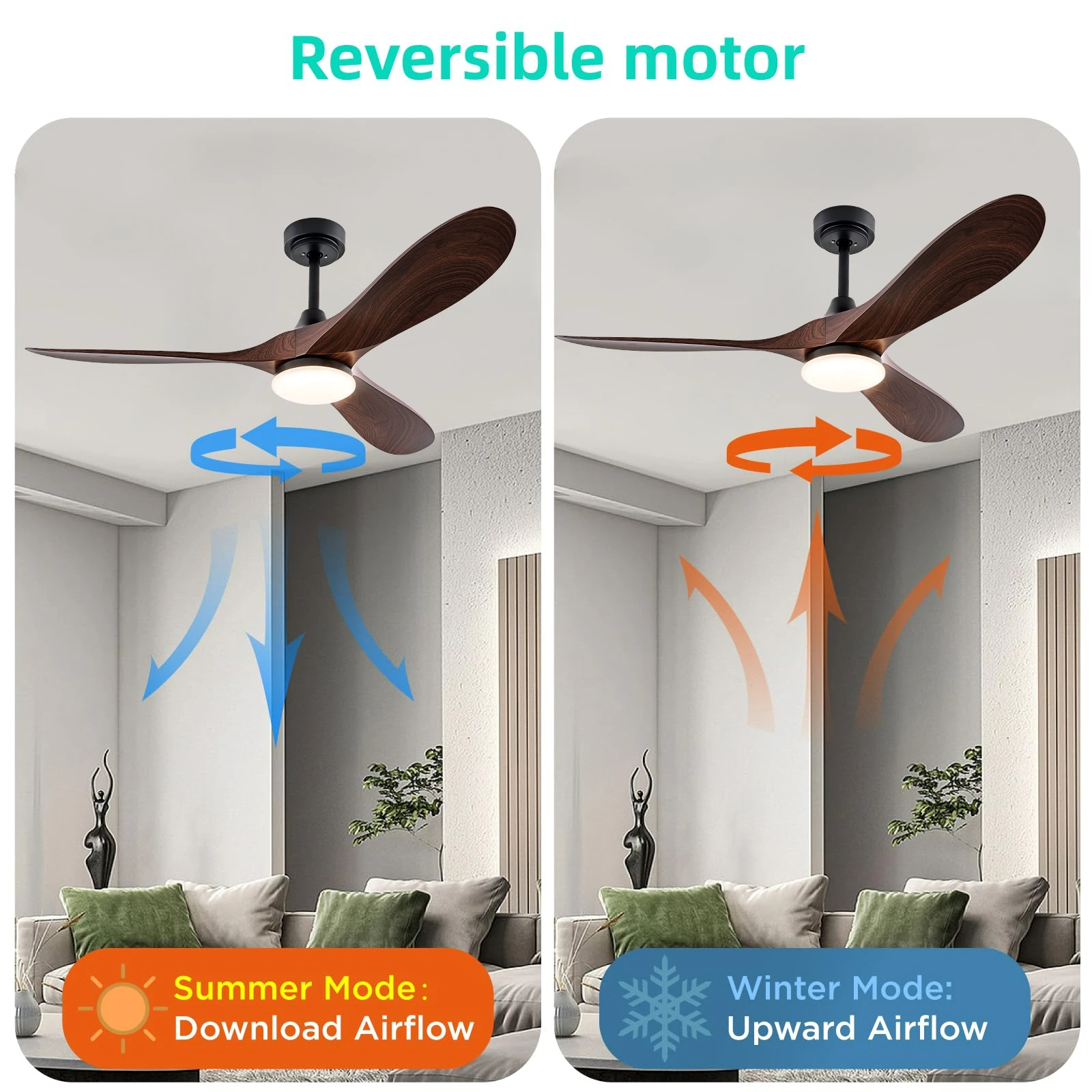 Ceiling Fan, 52-Inch, LED - detail 8