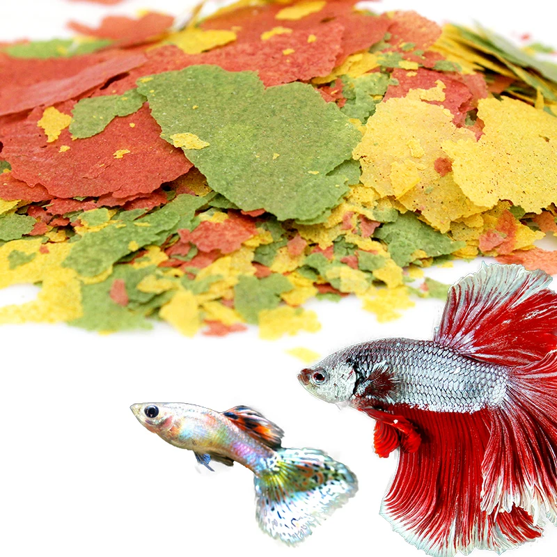 Betta Fish Flake Food High Quality Nutrition to Healthy Growth for