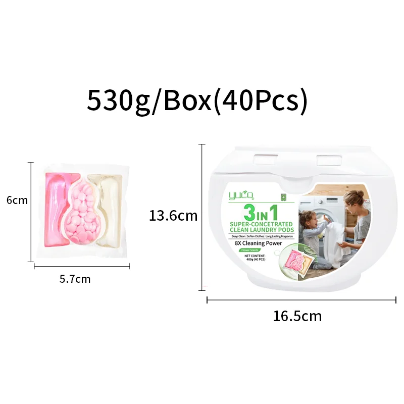 Laundry Pods Manufacturer Soft Perfume Color Protection Laundry Beads