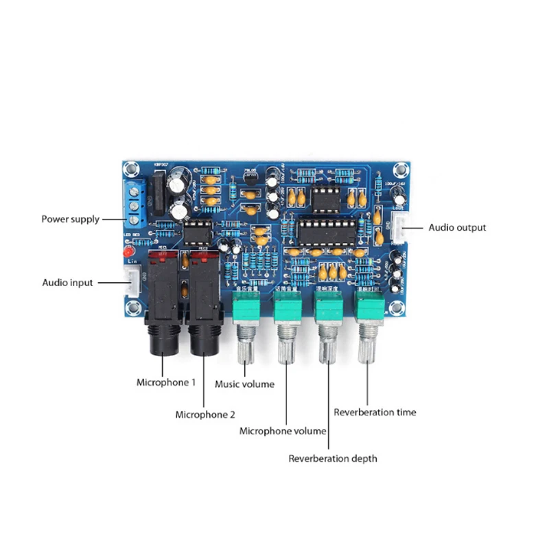 Xh-m173 Pt2399 Power Amplifier Board Stereo Power Amplifier Module Ac ...