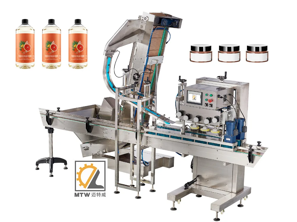 Automatic Liquid Detergent Capping Labeling Sealing Machine Gel Cream ...