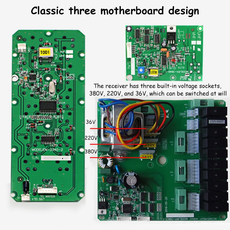 F23-A++ BB 8 Button 12 Button Wireless Switch Dual Speed Radio Remote Control for Crane Electric Hoist Industrial Remote Control