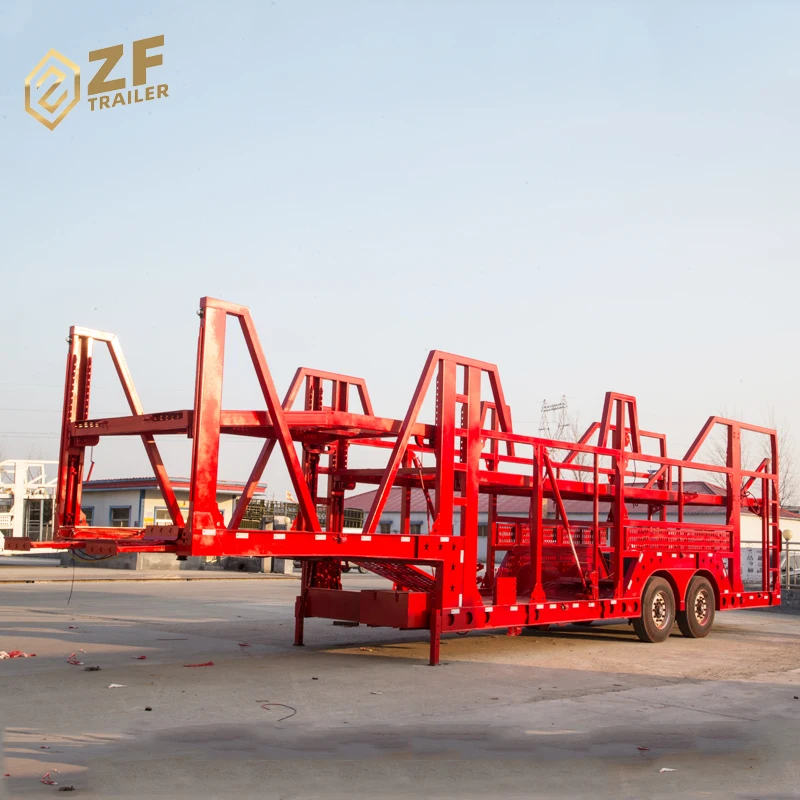 Enclosed Vehicle Transport Used Car Carrier Semi Trailer for Auto Transportation for Sale