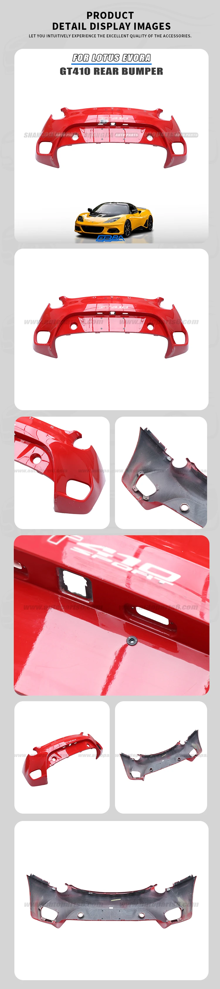 for lotus evora gt410 2017 2020 auto parts rear bumper -3