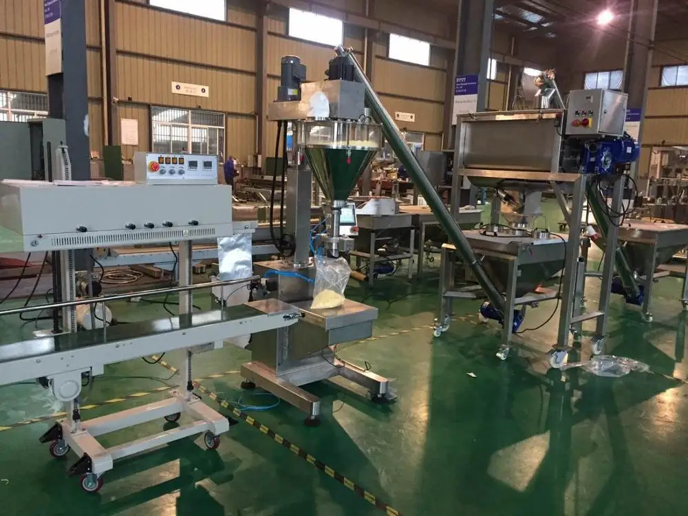 
Сухие порошковые пакеты, упаковочная линия для смешивания и производства 