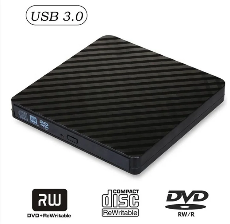 High Speed Data Transfer Usb 3.0 Portable External Dvd Drive DVD Writer Player