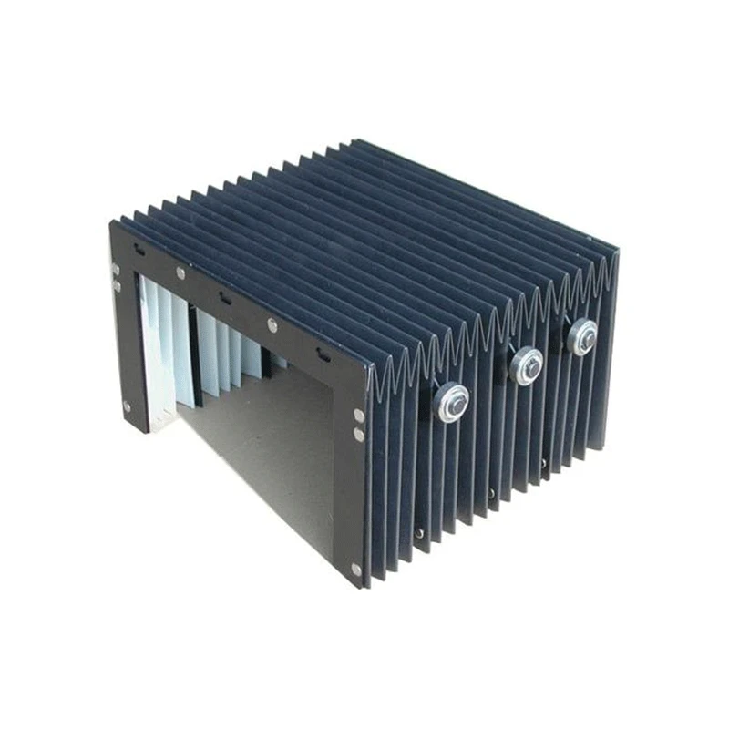 CNC Plastic PVC fabric bellows cover telescopic accordion flexible cover