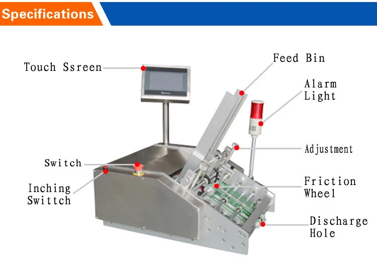 Hxcp High Speed Counting Friction Feeder For Brochure Automatic Sending ...