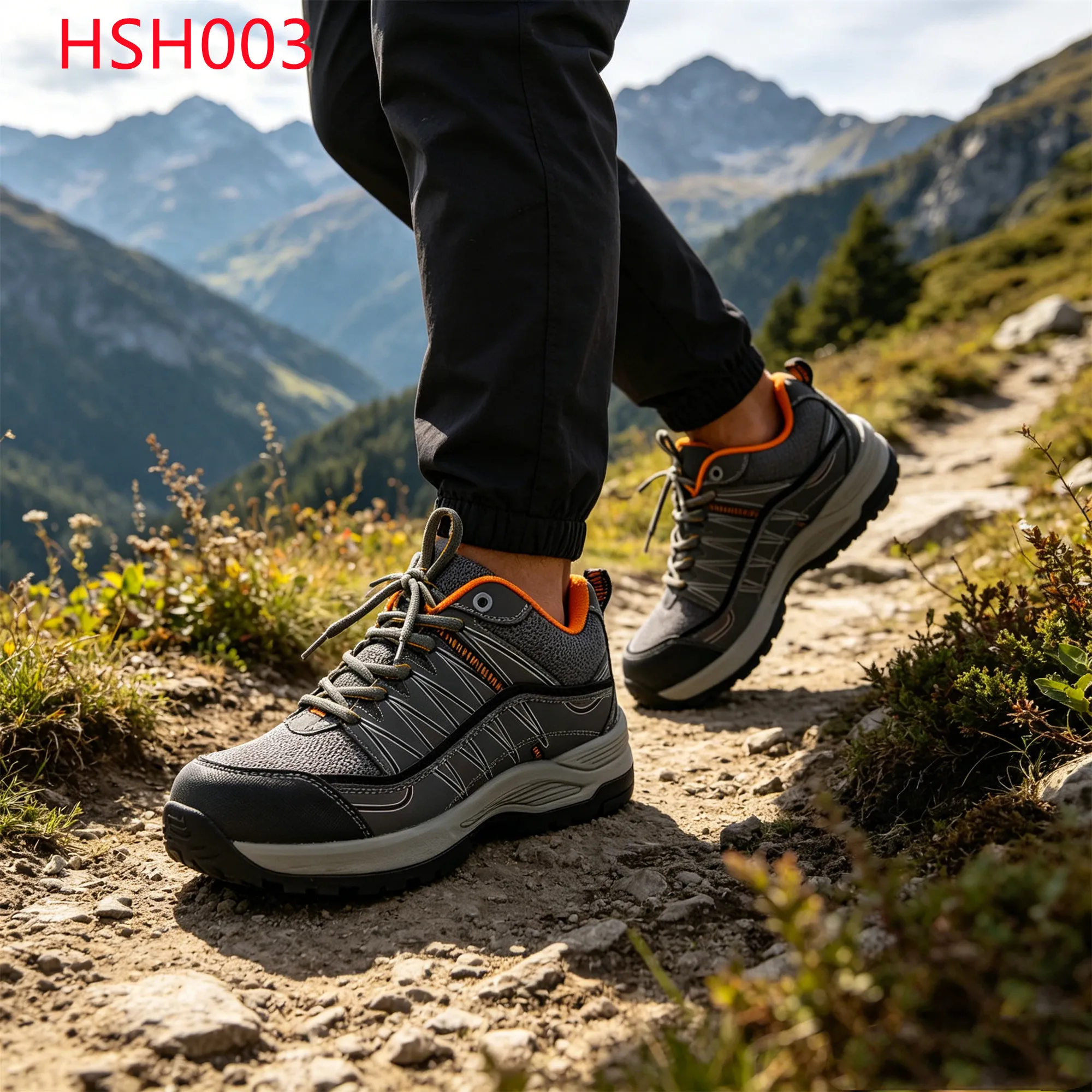 LXG,Alpine Travel Pressure Relief EVA+rubber Sole Hiking Boots Ridge Walking Stability&Breathable Bodybuilding Boots HSH003