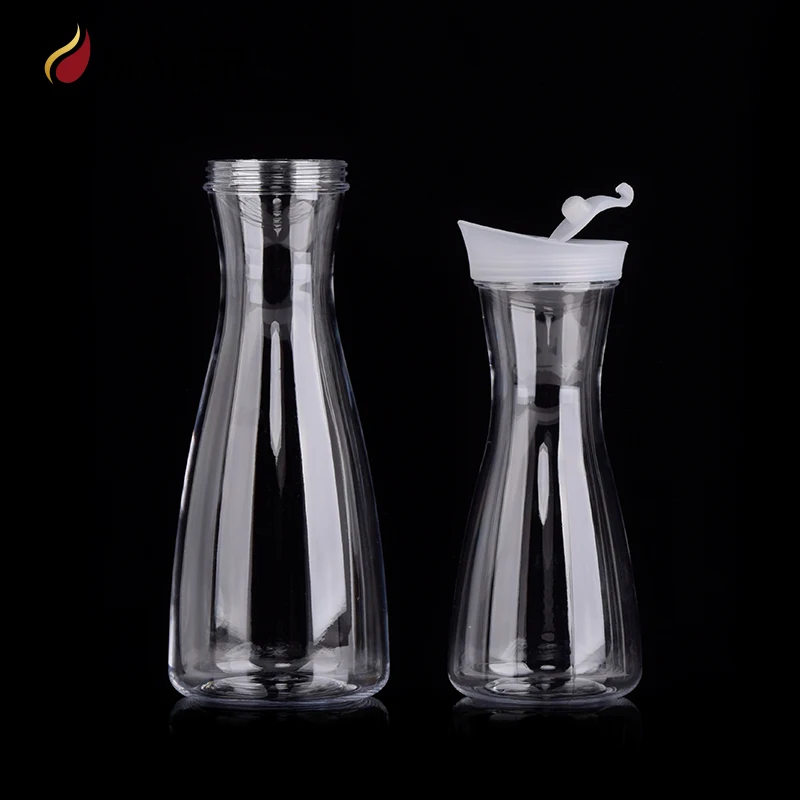 600ml 1000ml 1600ml 1L 1100ml PC Plastic Acrylic Juice Iced Tea Pot Jug Cold Water Pitcher With Lid for Household Juicer Carafe