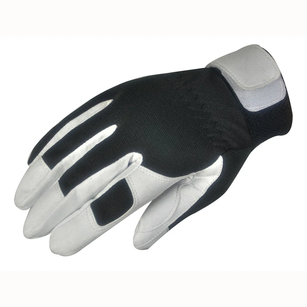 Mechanical Synthetic Leather Palm Reinforced Breathable Soft Bicycle Camping Garden Safety Work Gloves