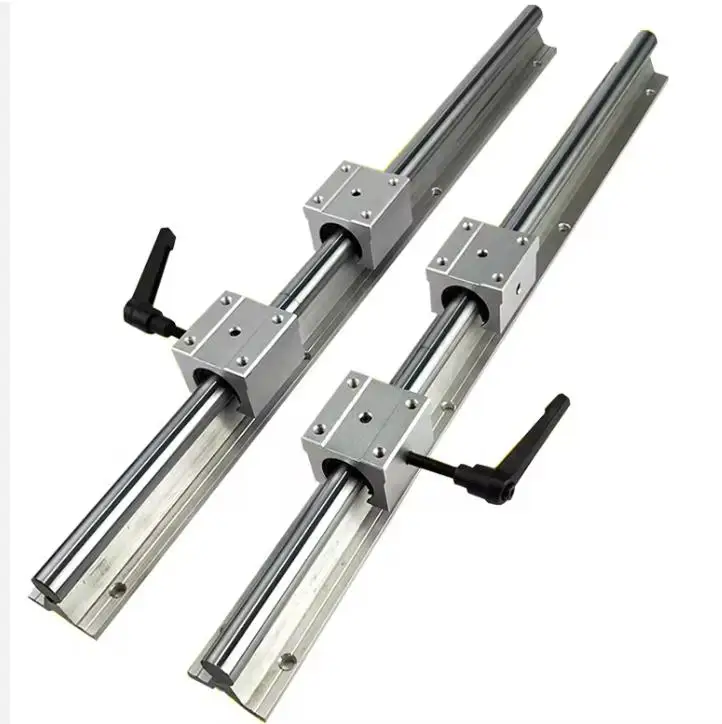 CNC Aluminum Round Linear Guide Rail SBR12 and Linear Slide Block SBR12UU SBR12LUU Linear Motion Guideway
