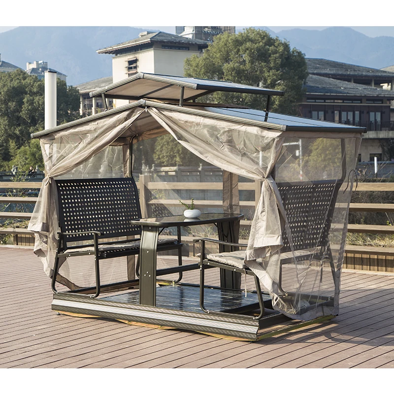 Outdoor Swing Chair Heavy Duty Aluminum Outdoor Swing Chair With Canopy