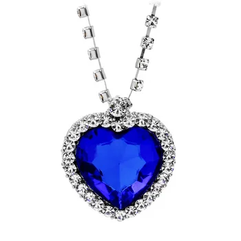 The Heart of the Ocean necklace crystal Titanic jewelry