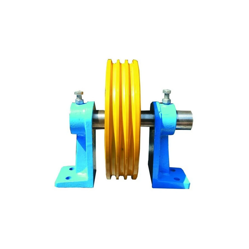 Customize Traction Elevator Sheave Wheel Assembly Parts with Rope Pulley System Component