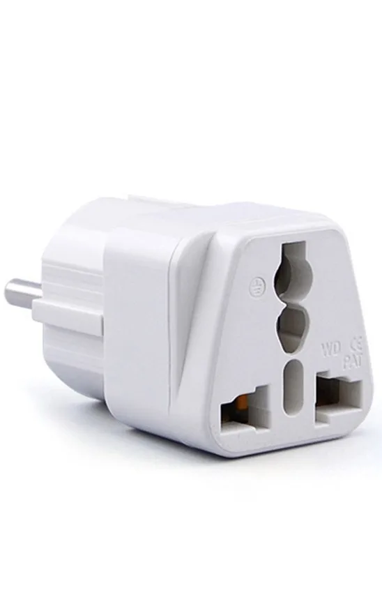 Universal Travel Converter Socket 3 Ronde Pin Travel Plug Adapter Voor