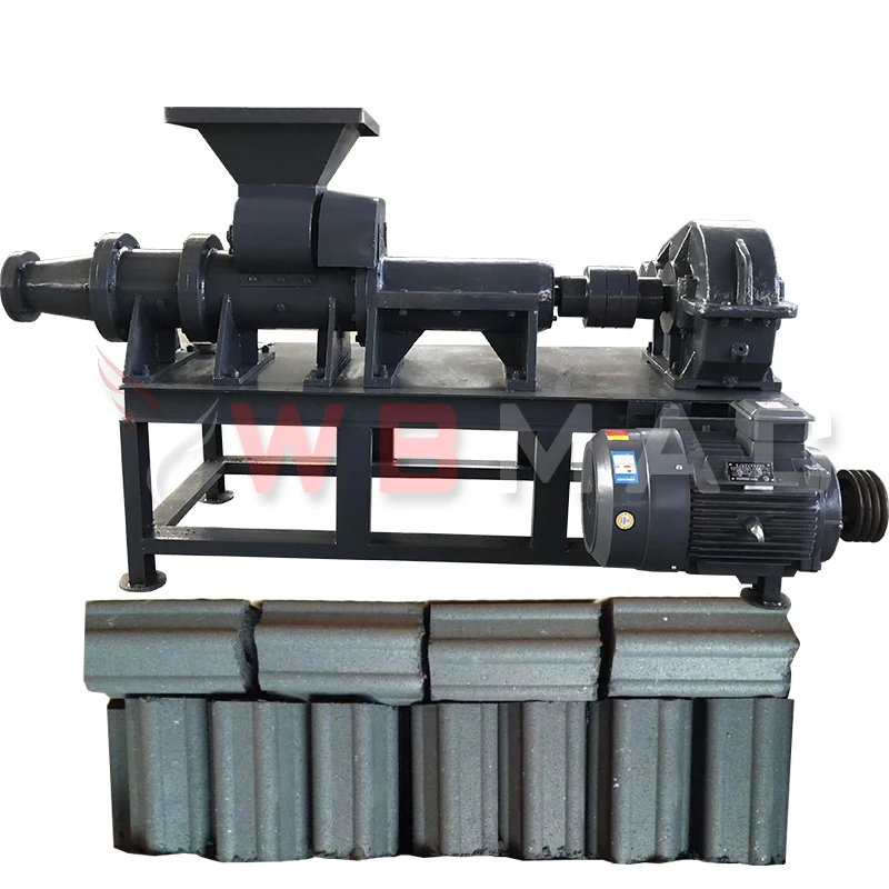 Screw Type Biomass Briquette Machine/charcoal Briquette Stick Making Machine/philippines Charcoal Making Machine