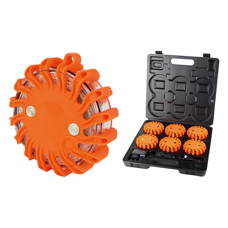 
 6PK перезаряжаемый Магнитный СВЕТОДИОДНЫЙ дорожный предупредительный фонарь  