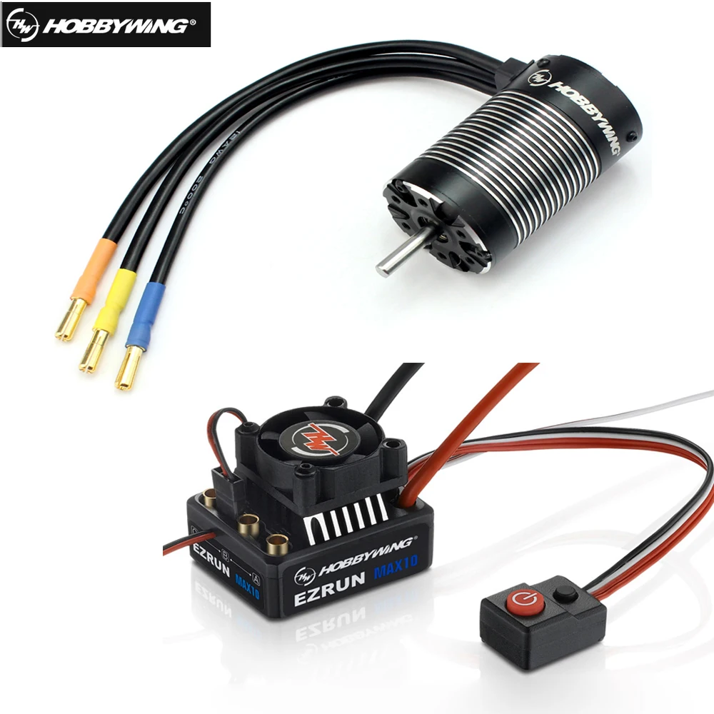 1 takım orijinal Hobbywing EZRUN MAX10 SCT 120A fırçasız ESC +