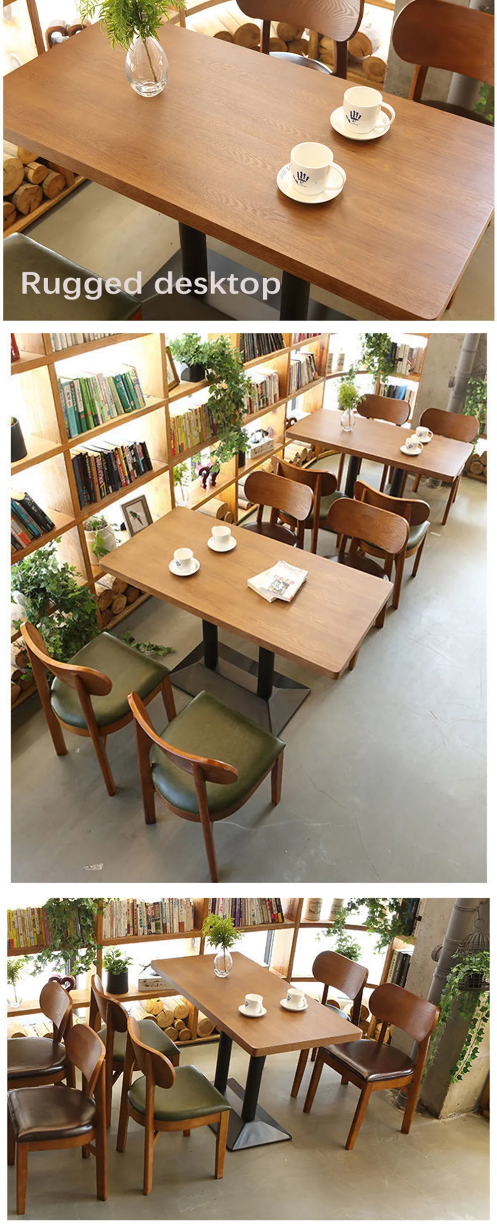 Modern Cafe Table And Chairs Coffee Shop Restaurant Furniture Kursi