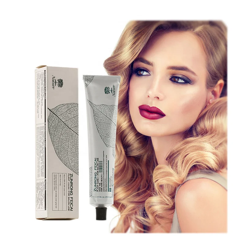 Wholesale Price Hot Selling Medium Blonde Permanent Hair Color Non-Irritating Hair Dye Cream Professional Salon Use