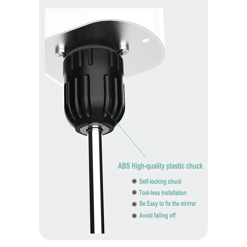 50L Electric Mixer Time and Speed Adjustable Stirring Overhead Stirrer With Paddle
