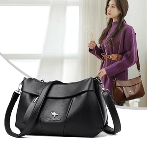 New Temperament Stylish Handbags 2026 Lady  High Quality Leather Bags Lady Designer Purses for Women Shoulder Bags