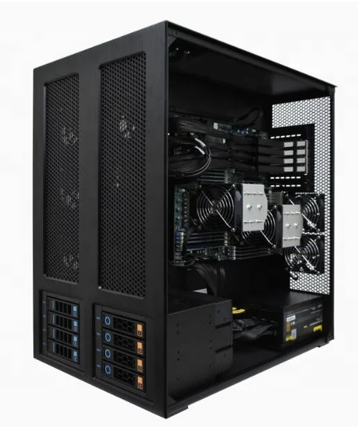 Tower Workstation Desktop PC Brand New AMD EPYC 4310 Tower GPU Server, Deep  Learning Deepseek Simulation Computing Workstation