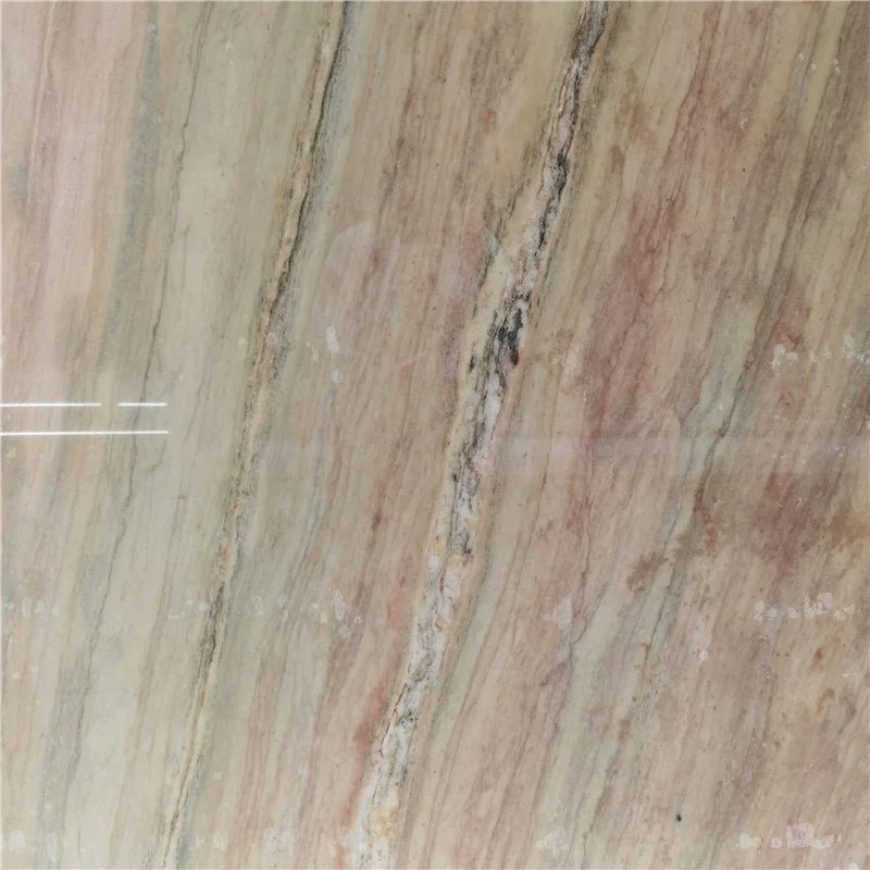product luxury  stone silk quartzite slab brazil exotic decoration slab yellow book match wall and floor tiles-5