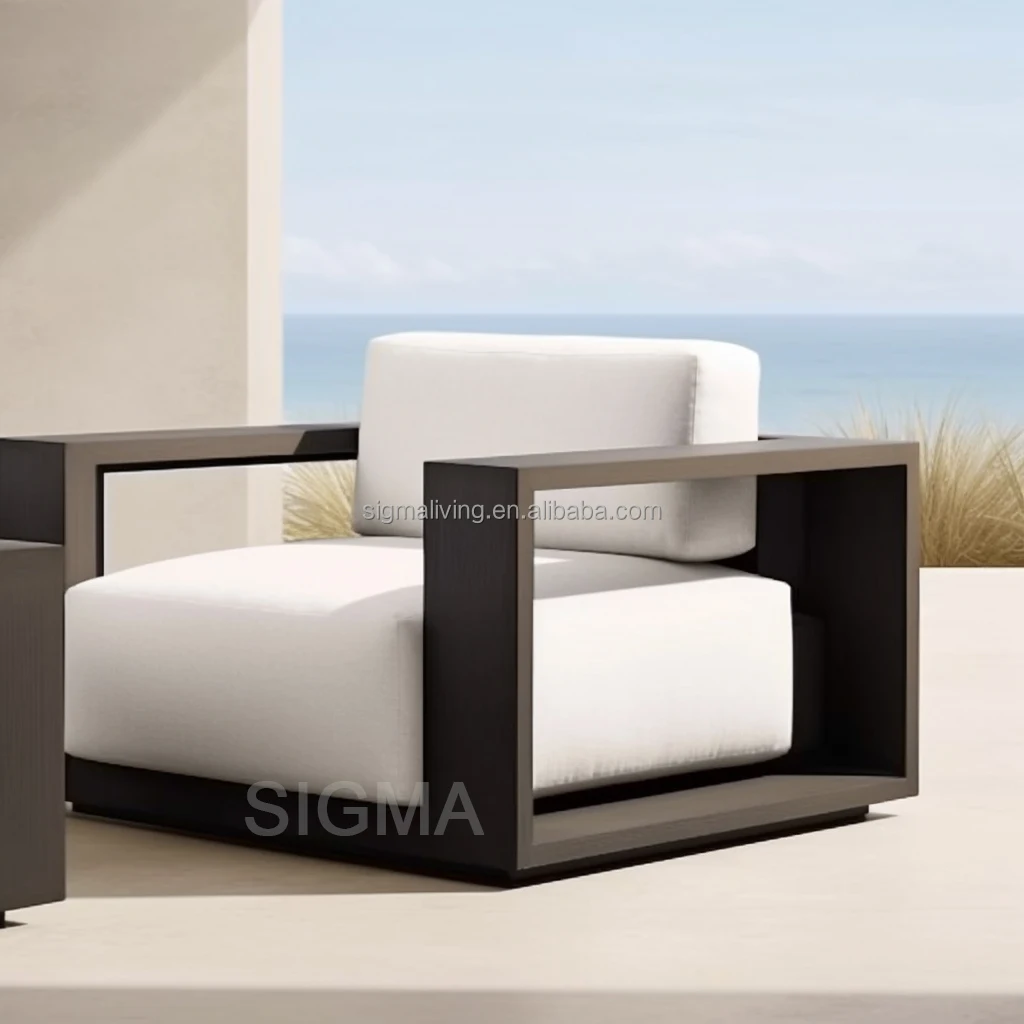 New Design Balcony Patio Furniture Modern Outdoor Garden Sofa Set Aluminum sofa