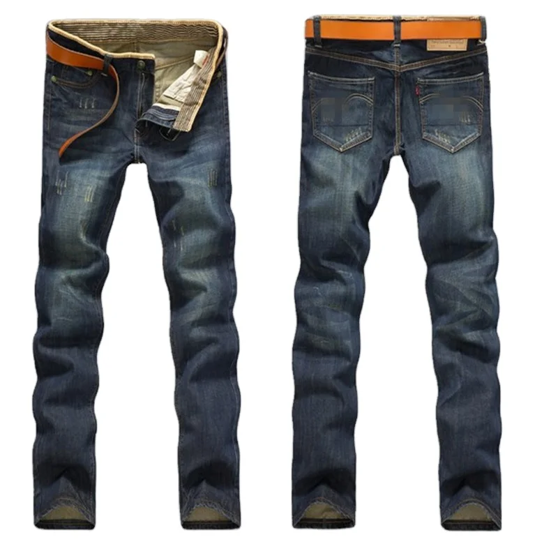 Factory Direct Sale Men Jeans Pants 2025 Wholesale Stock Jeans Quality  Cheap Jeans