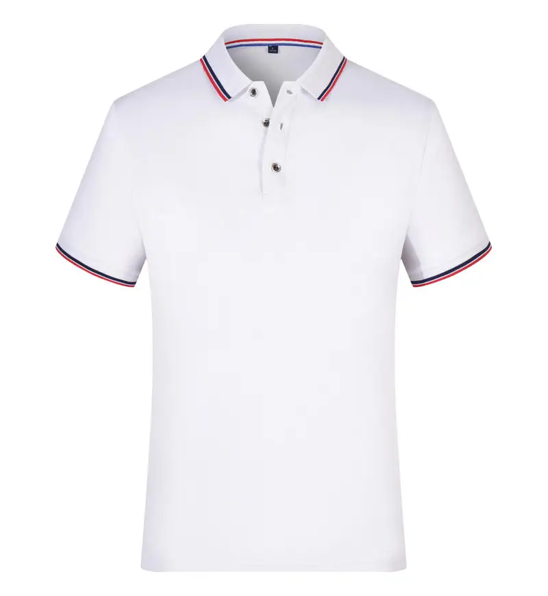 Custom Men's Polo Shirts With Striped Collars With Logo Blank Golf Polo ...