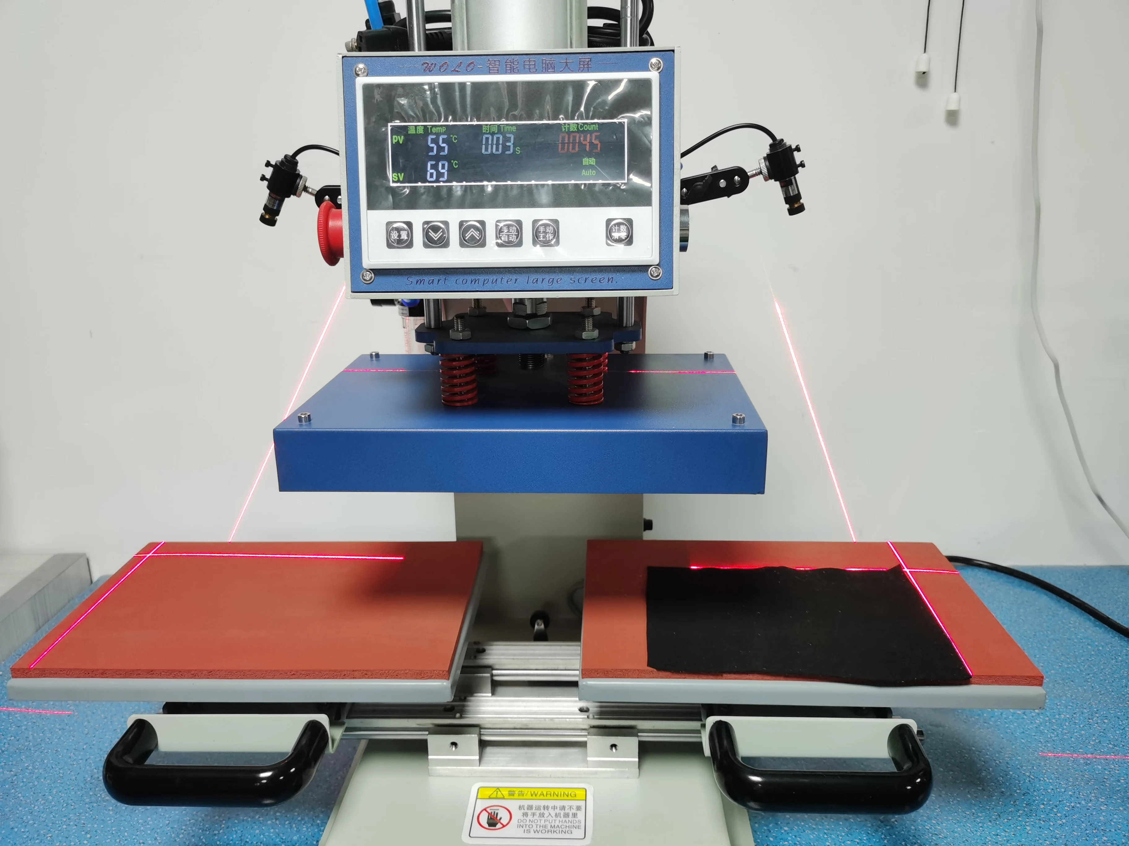 Pneumatic Heat Press Machine Double Station Heat Transfer T-shirt Printing Machine DTF Printers for Clothes Plates Textiles