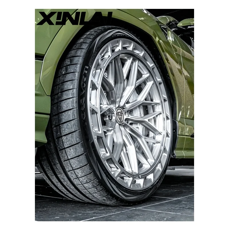 XL Custom Deep Concave 1-piece Aluminum Alloy Forged Polished Wheel Rims 17-23 Inches 5x112 5x114.3 for Porsche Mercedes - Image 1