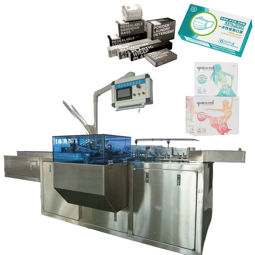 High Quality Automatic Paper Box Packaging Machine for Sealing Box Carton Packing Machine Factory Sale Price