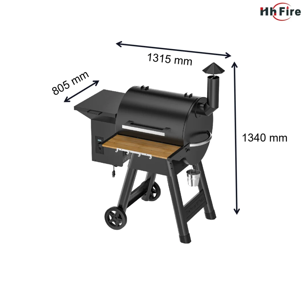 Wood Pellet Smoker Bbq Grill With Digital Controller Barbecue Master