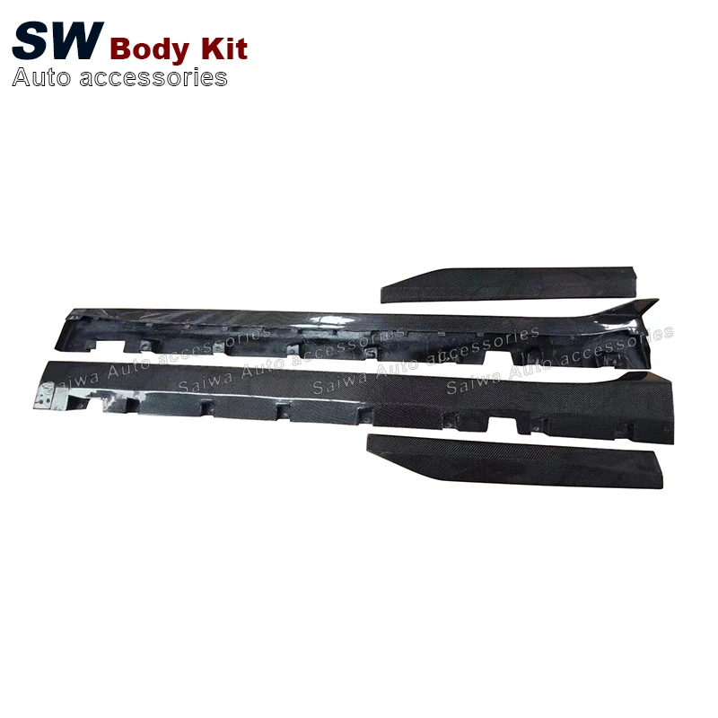 Carbon Fiber Bumper Side Skirt Winglets For Ford Mustang 20152017 Body