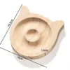 Cat wooden plate