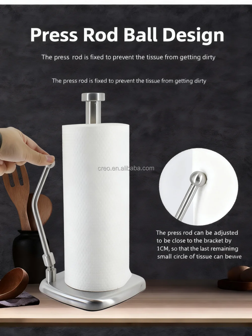 bathroom towel roll stand organizer easy assembly hanger rack for home-4