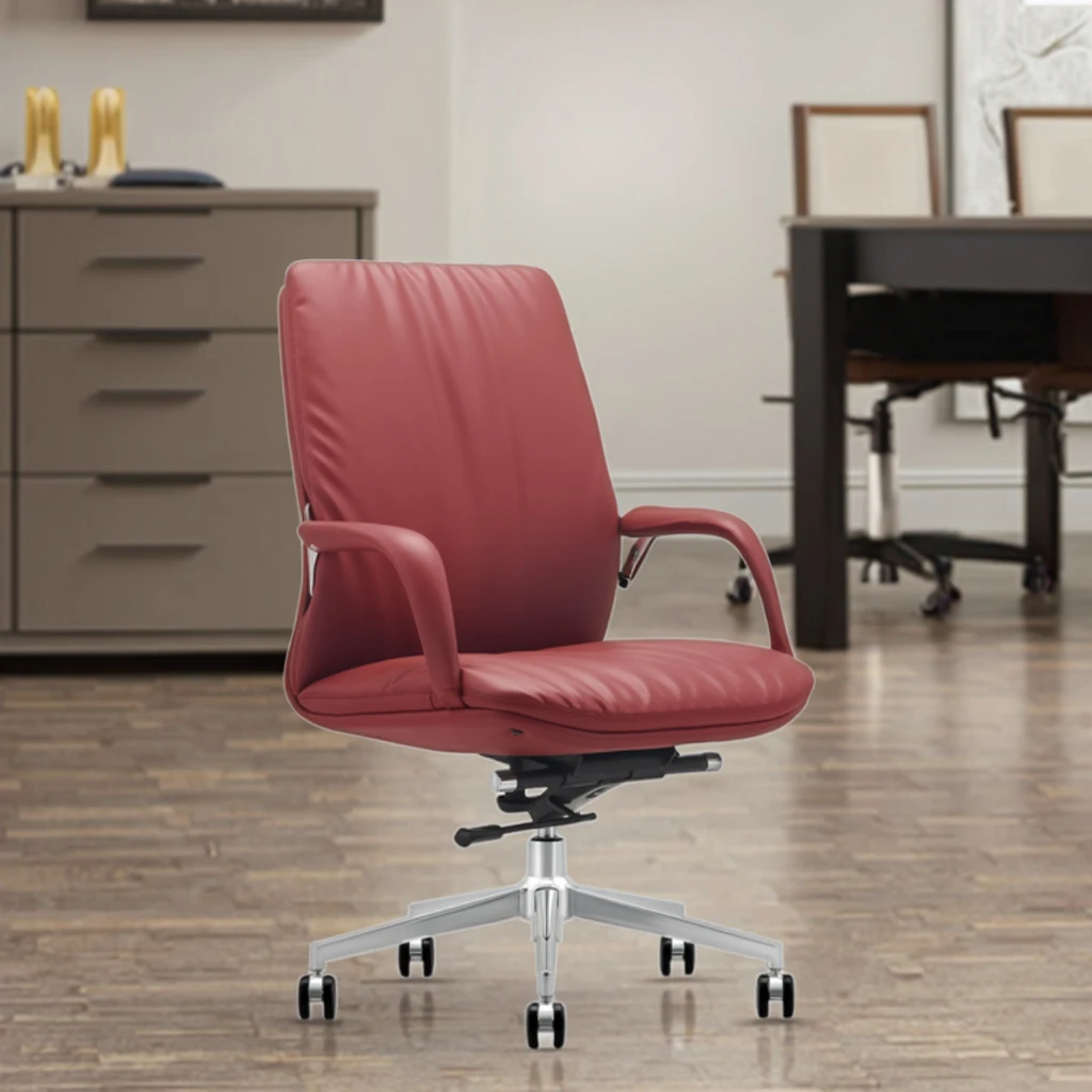 Professional Mid Back Office Chair Detachable Armrests Heavy Duty Base Corporate Upgrade 3