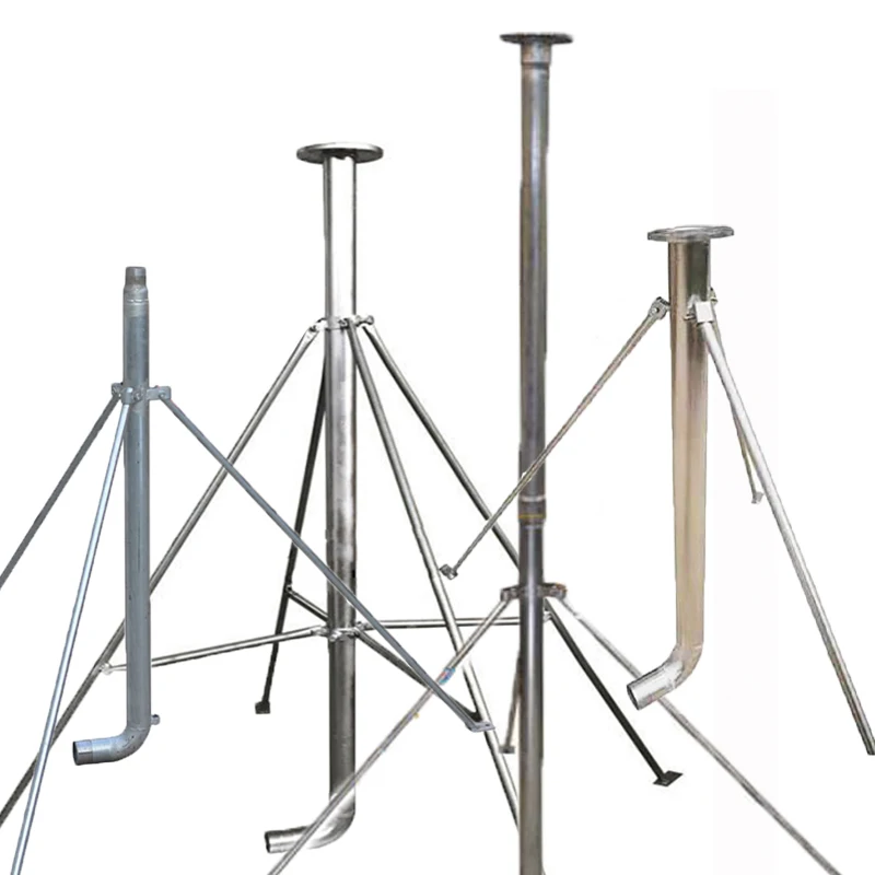 Galvanized Iron Pipe 360 Degree Rotating Rain Gun Sprinkler Tripod Stand Agricultural Irrigation Garden Farmland
