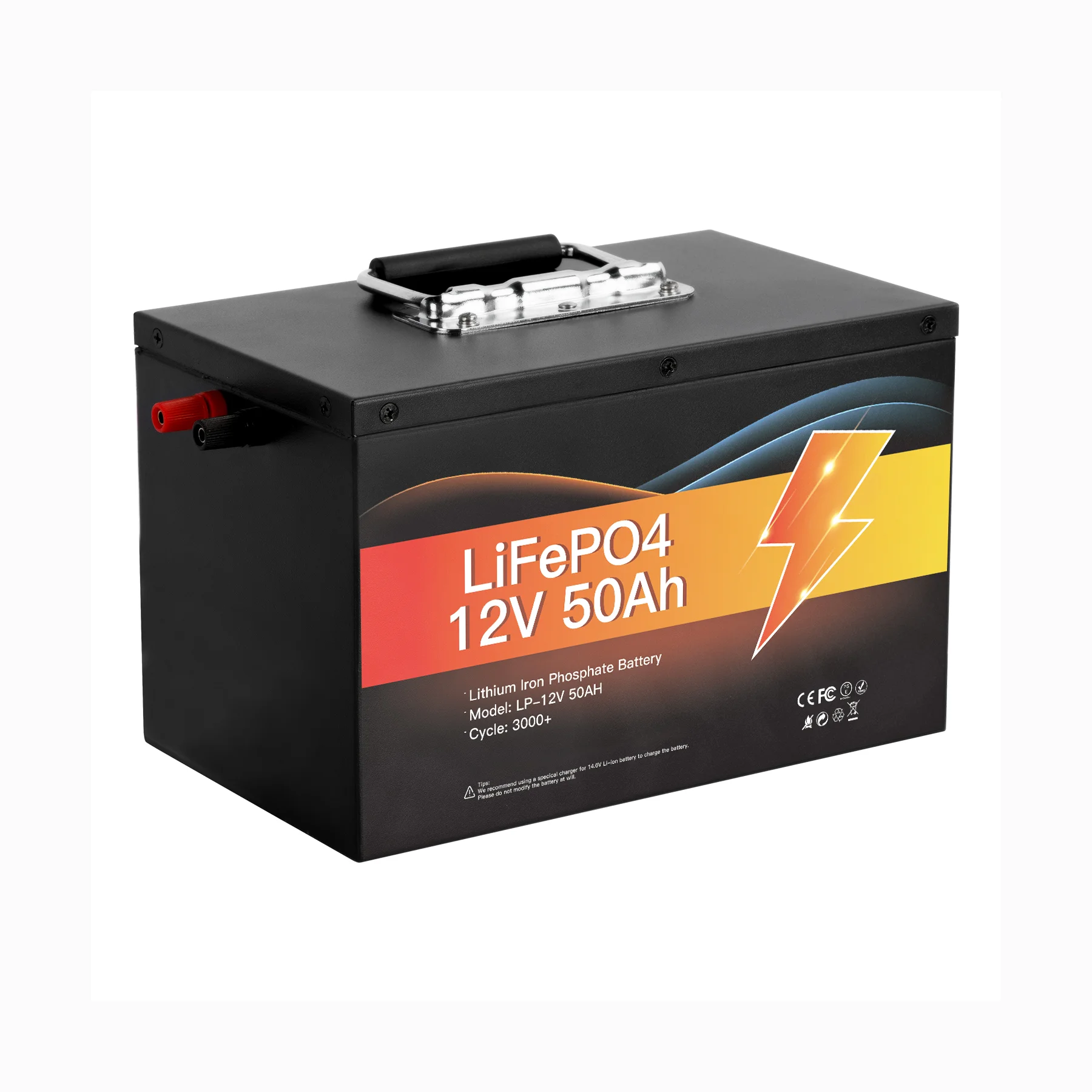 Batería de almacenamiento de energía de iones de litio de la batería de iones de litio LiFePo4 12v 50AH de ciclo profundo Avepower