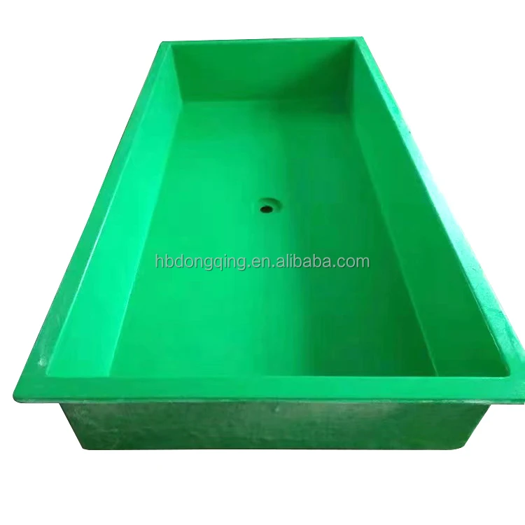 Square Fish Pond Frp Aquaculture Container for Commercial Fish Culture System Frp Incubation Pool Fishpond Fiber Glass Fish Pond