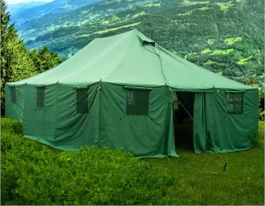 8米防水棉帆布20人冬季军用帆布帐篷出售