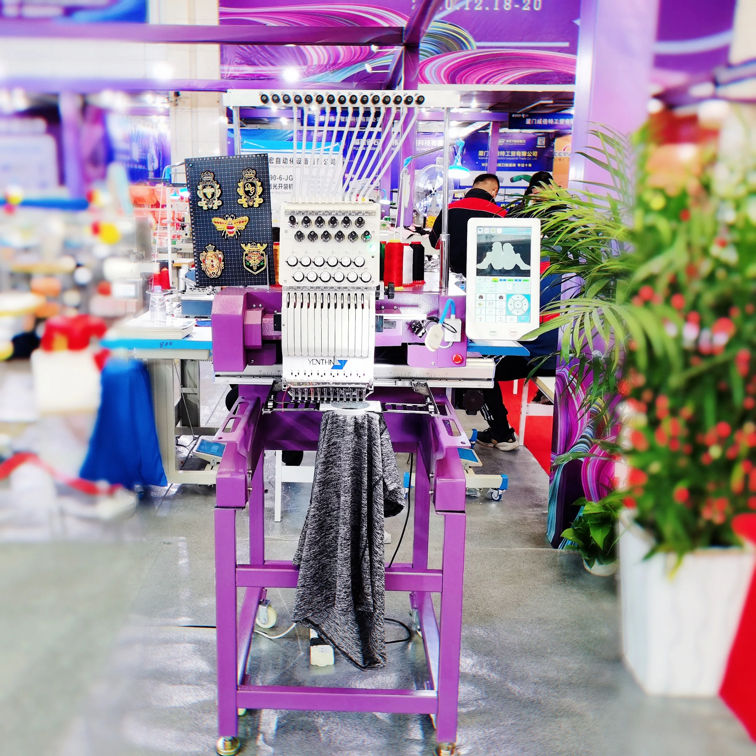Yonthin High Speed Digital Latest Embroidery Machines for Sale Embroidery Machine Prices Single Head