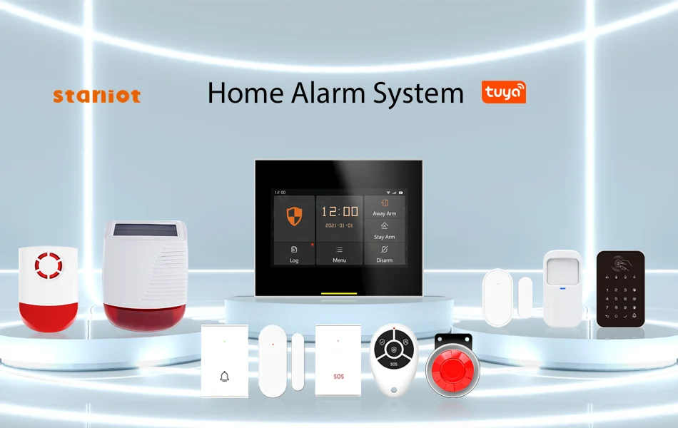 Staniot Wireless Wifi G Home Security Alarm System Kit Mhz Tuya