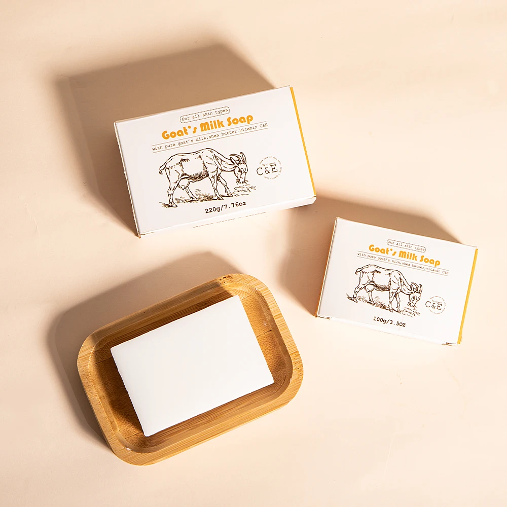 Oem Custom Saffron Asantee Goat Milk Bath Soap Wholesale Good For